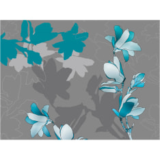 Artgeist Sininen magnoliat fototapetti