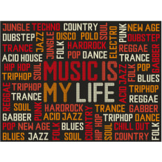 Artgeist Music is my life fototapetti