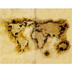 Artgeist Onnenonkijoita &quot;maailmankartta fototapetti