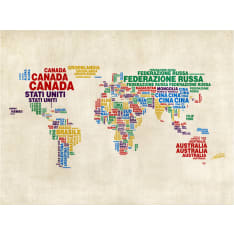 Artgeist map (Italian) fototapetti