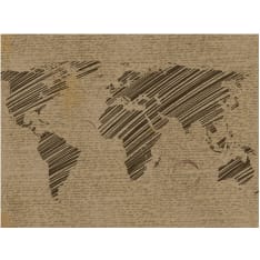 Artgeist Muistiinpanoja matkat fototapetti