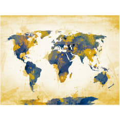 Artgeist Map Of The World - Sun And Sky fototapetti