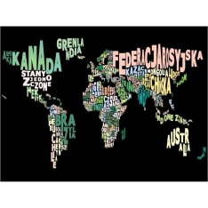Artgeist geography in polish fototapetti