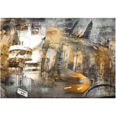 Artgeist Berlin - Collage (Orange) fototapetti