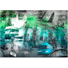 Artgeist Berlin - Collage (Green) fototapetti