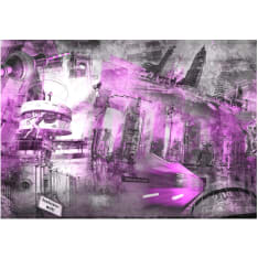 Artgeist Berlin - Collage (Violet) fototapetti