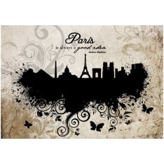 Artgeist Paris Is Always A Good Idea - Vintage fototapetti