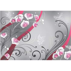 Artgeist Pink Orchids - Variation fototapetti