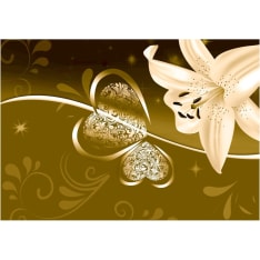 Artgeist Lily In Shades Of Green fototapetti