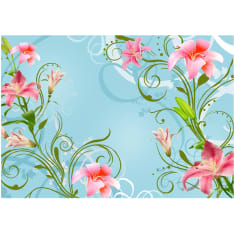 Artgeist Subtle Beauty Of The Lilies Ii fototapetti