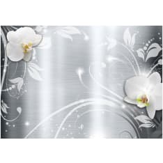 Artgeist Orchids On Steel fototapetti