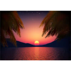 Artgeist Romantic Evening On The Beach fototapetti