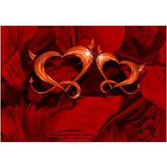 Artgeist Two Hearts fototapetti