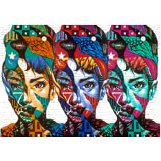 Artgeist Colorful Faces fototapetti
