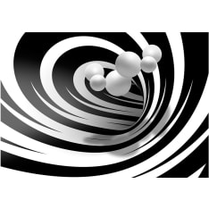 Artgeist Twisted In Black & White fototapetti