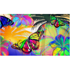 Artgeist Butterflies in the stomach fototapetti
