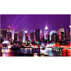 Artgeist Rainbow City Lights - New York fototapetti