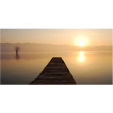 Artgeist jetty, lake, sunset... fototapetti XXL