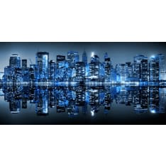 Artgeist Ocean valot - NYC fototapetti XXL