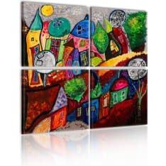 Artgeist Colourful City taulusetti