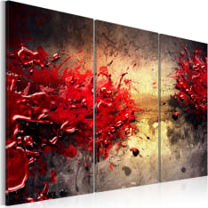 Artgeist Red Splash taulusetti
