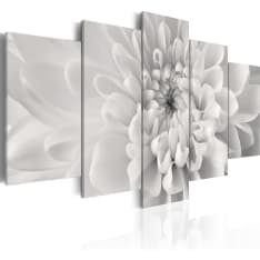 Artgeist Dahlia Flower In Grey Shades taulusetti