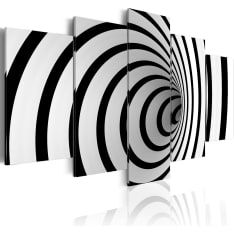 Canvas Print - A black & white hole