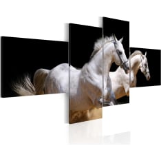 Artgeist Animal World- White Horses Galloping taulusetti