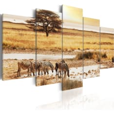 Artgeist Zebras On A Savannah taulusetti