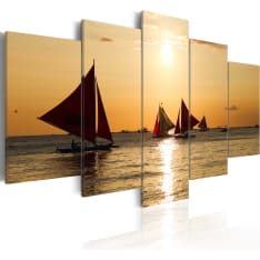 Artgeist Sailbloats At Dusk taulusetti
