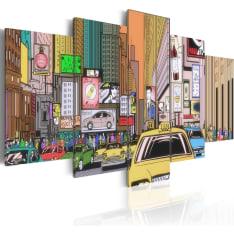 Artgeist A Drawing Of A City taulusetti