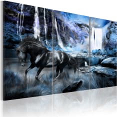 Artgeist Waterfall In Colour Of Sapphire taulusetti