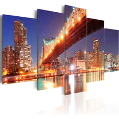 Artgeist Golden Reflections - Nyc taulusetti