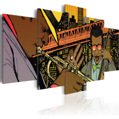 Artgeist Jazz In Comic taulusetti