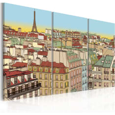 Artgeist Sweet Paris taulusetti