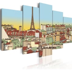 Artgeist Idyllic Parisian Picture taulusetti
