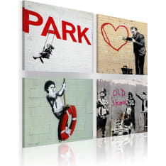 Artgeist Banksy - Kaupunkien Inspiraatio taulusetti