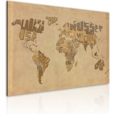 Artgeist Vanhat Maailmankartta taulu