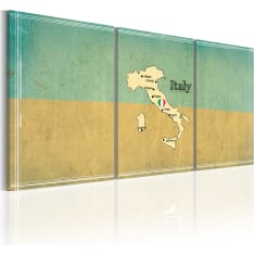 Artgeist Map: Italy taulusetti