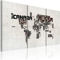 Artgeist What A Wonderful World - Triptych taulusetti