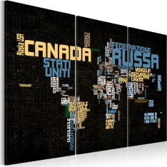 Artgeist The World Is Not Enough - Triptych taulusetti