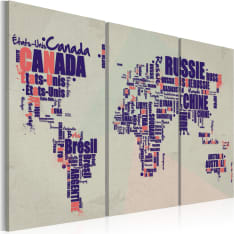 Artgeist Ranskan Matkailumainokset - Triptyykki taulusetti