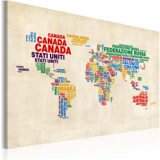 Artgeist Italian Maiden Nimet Kirkkaissa Väreissä taulu