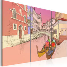Artgeist Romantic Gondolas taulusetti