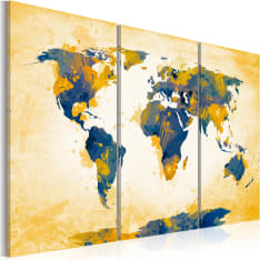 Artgeist Four Corners Of The World - Triptych taulusetti