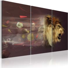 Artgeist Lion (Abstract) taulusetti