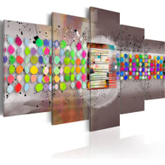 Canvas Print - abstract (polka dots)