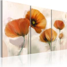 Artgeist Artistic Poppies - Triptych taulusetti
