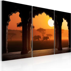 Artgeist The Tranquillity Of Africa - Triptych taulusetti
