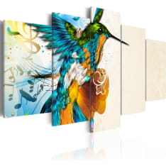 Artgeist Bird'S Music - 5 Pieces taulusetti